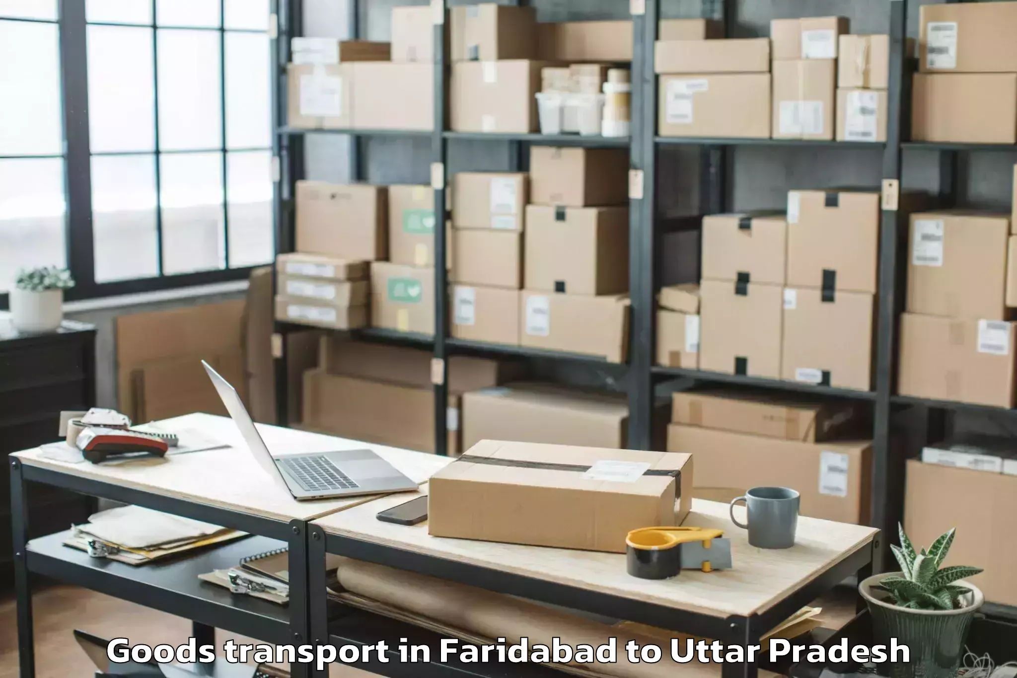 Faridabad to Bansgaon Goods Transport